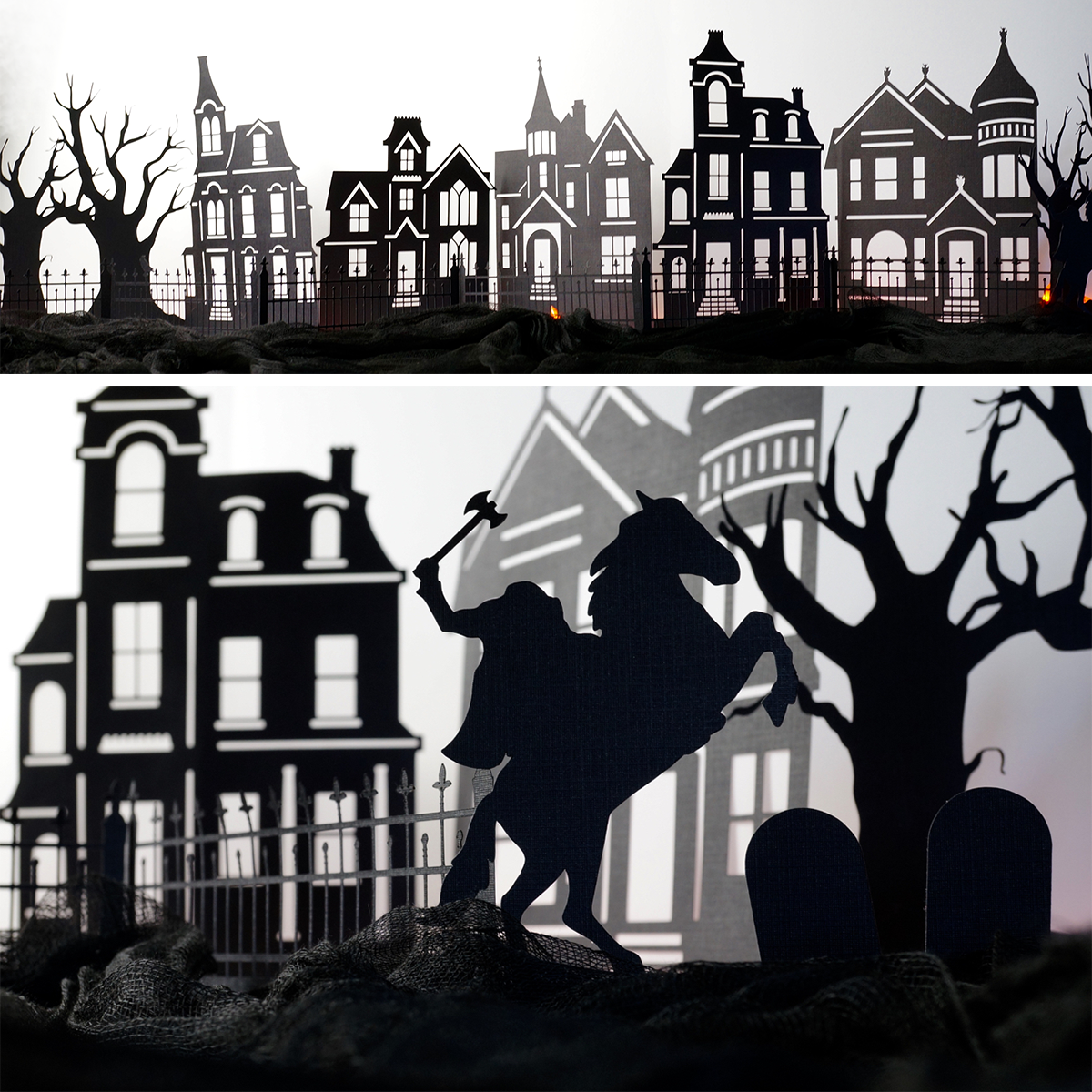 DIY Halloween Village, Template &amp; Cutting Files – Especially Paper