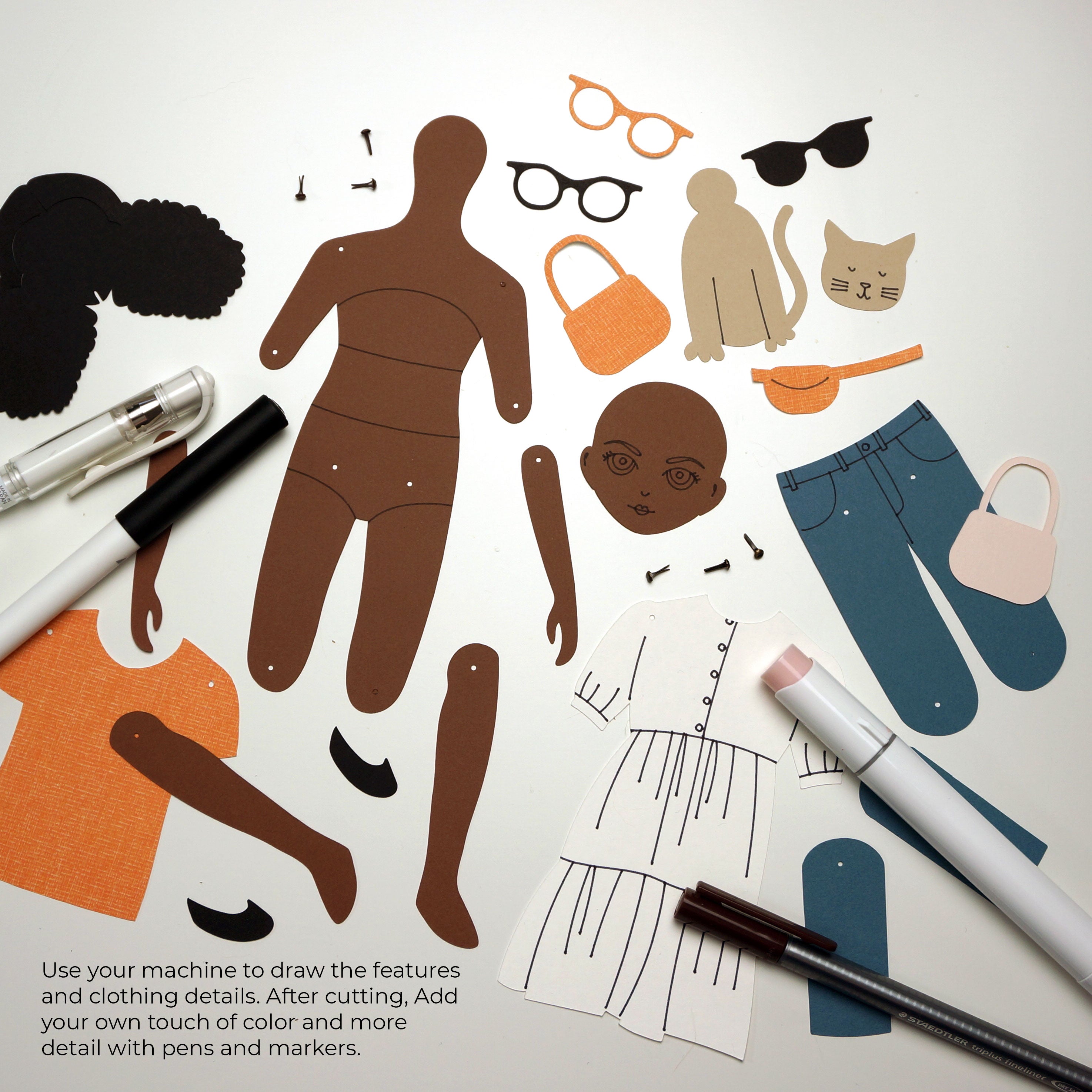 Paper Doll Outline Paper Doll Outline
