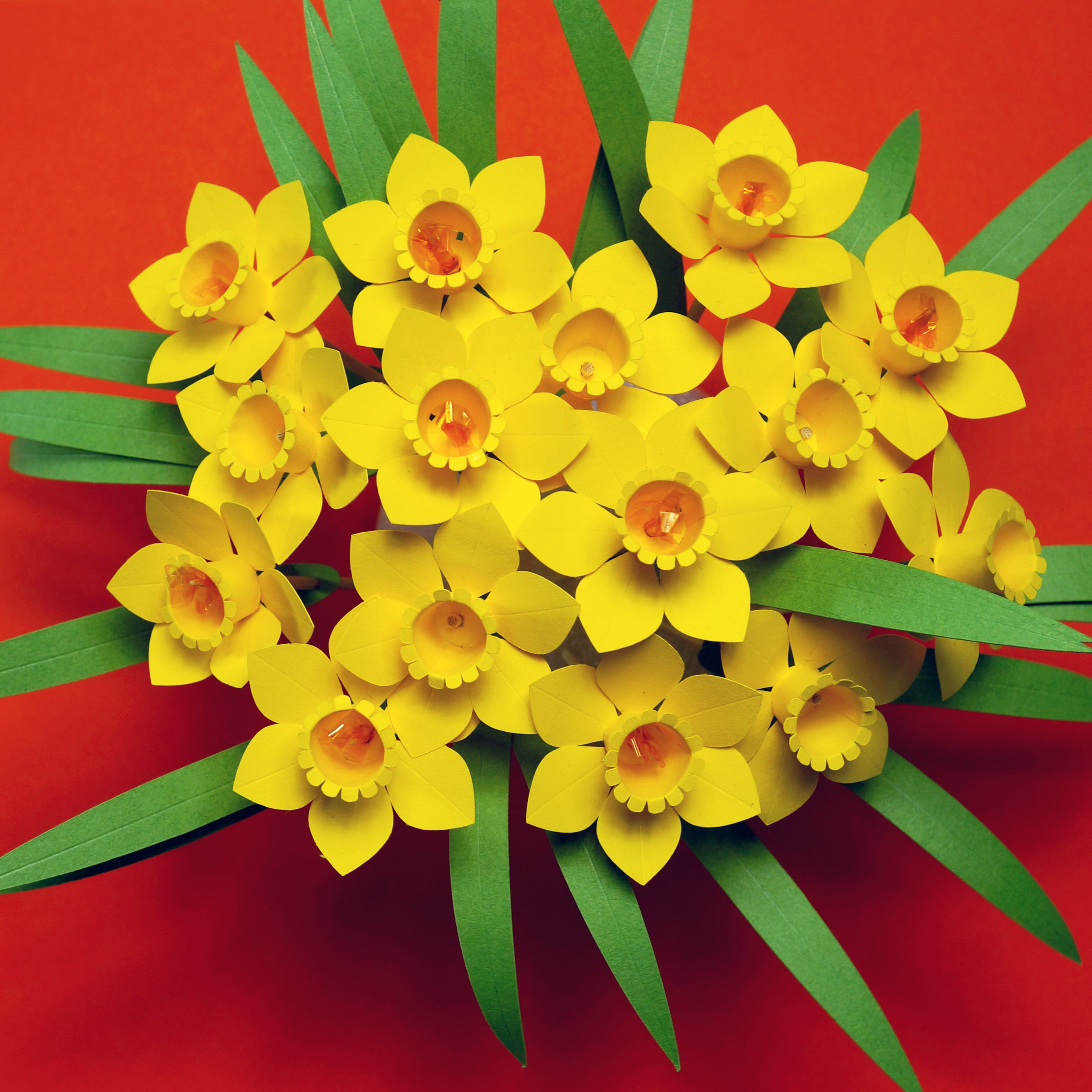 Daffodil Cupcake Topper Cutting File for Cricut and Silhouette (SVG, DXF)