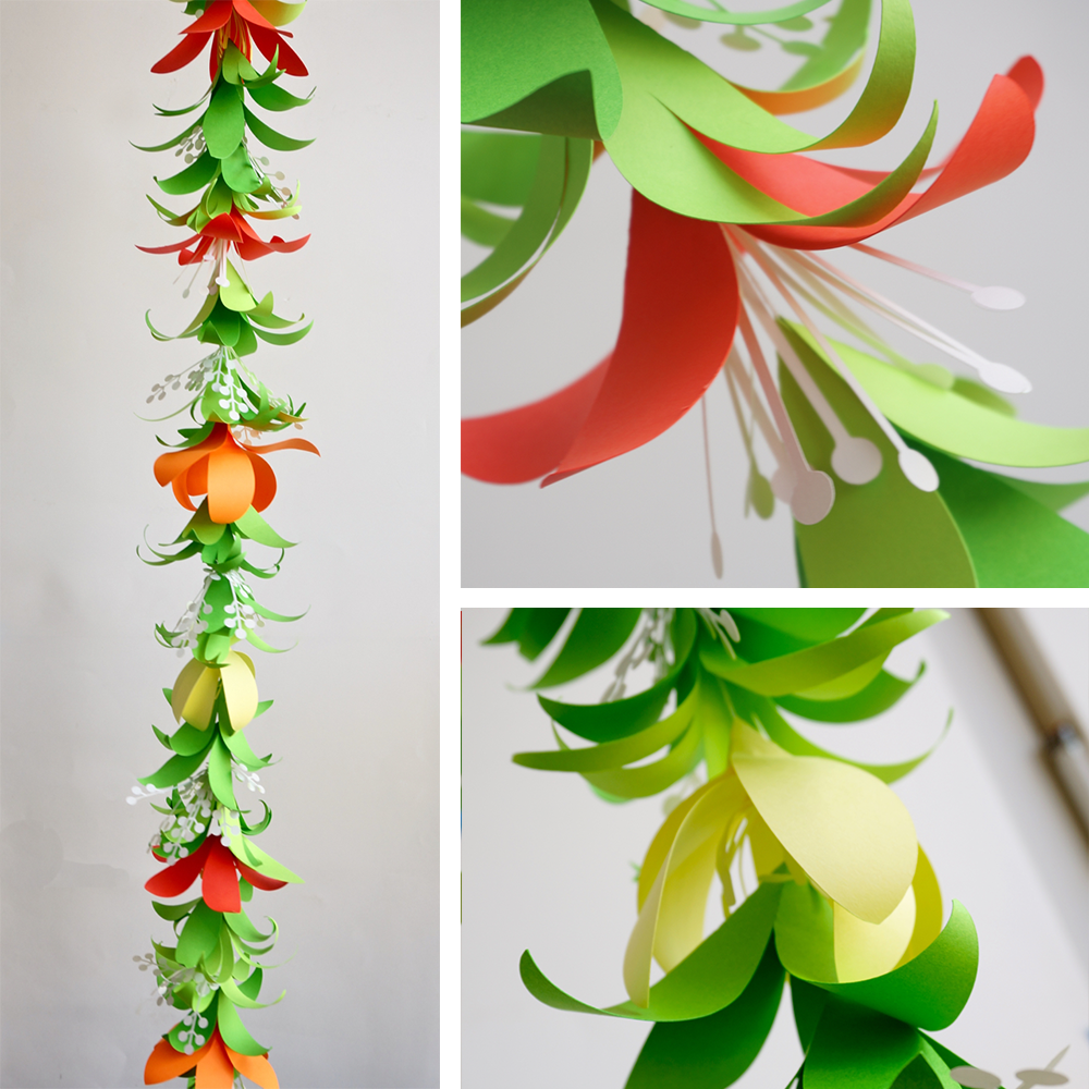 Tropical Flower Garland & Lei Templates – Especially Paper